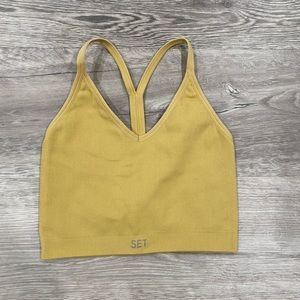 NWT! SETactive Ribbed V Bra
